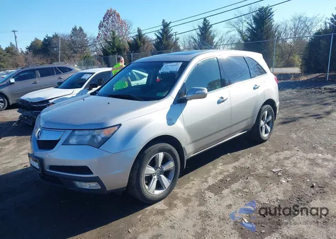 2011 Acura Mdx Technology Package z USA, uszkodzony, nr VIN 2HNYD2H41BH513258